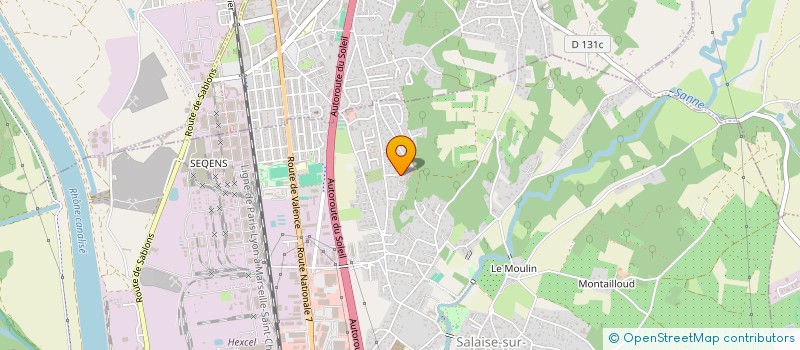 localisation de l'entreprise MADAME SAMANTHA NAQUIN  SALAISE-SUR-SANNE