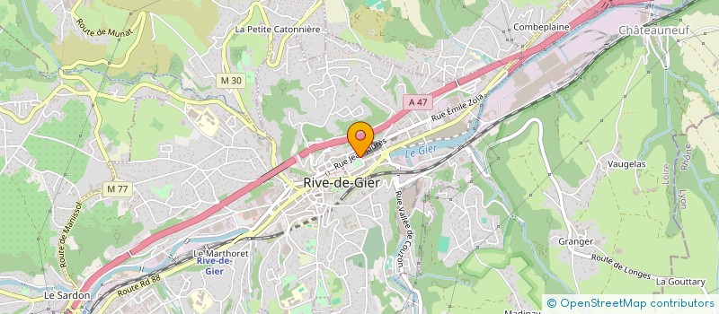 localisation de l'entreprise MADAME SAMANTHA NOEL  RIVE-DE-GIER