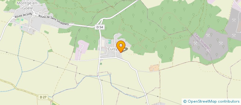 localisation de l'entreprise MADAME SAMANTHA OROSCO  CUISY