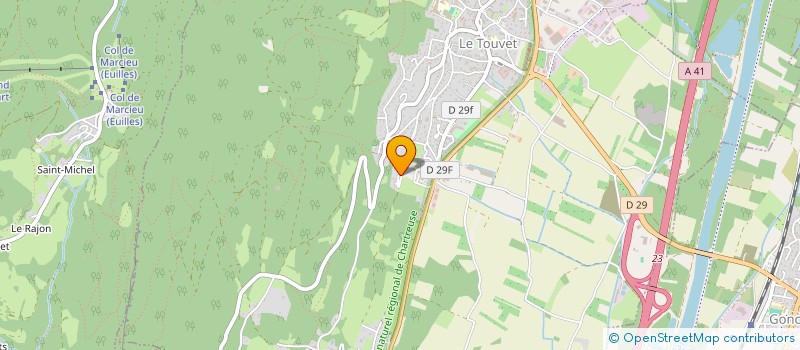 localisation de l'entreprise MADAME SAMANTHA PAUGER  LE TOUVET