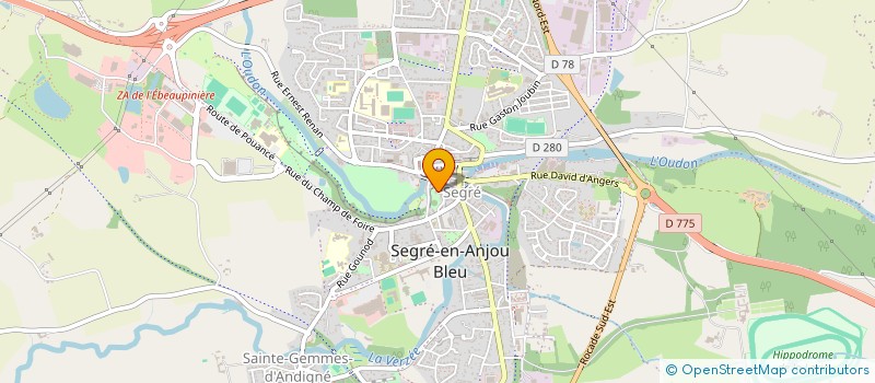 localisation de l'entreprise MADAME SAMANTHA PAYET  SEGRE-EN-ANJOU BLEU