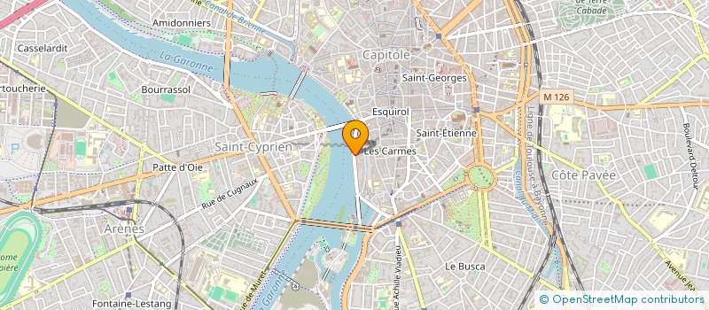 localisation de l'entreprise MADAME SAMANTHA PEREZ  TOULOUSE