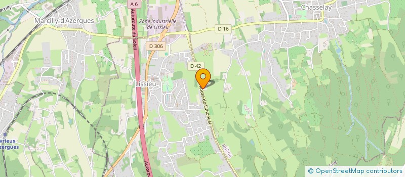 localisation de l'entreprise MADAME SAMANTHA PERRIER VAN MAANEN  CHASSELAY