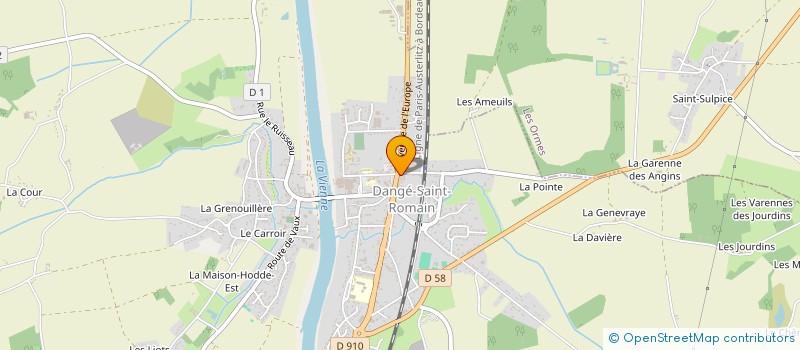 localisation de l'entreprise MADAME SAMANTHA PETIT  DANGE-SAINT-ROMAIN