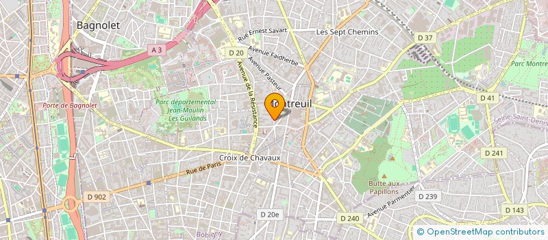 localisation de l'entreprise MADAME SAMANTHA PETTY à MONTREUIL