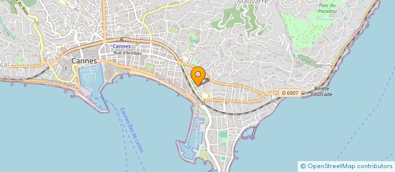 localisation de l'entreprise MADAME SAMANTHA PEY à CANNES