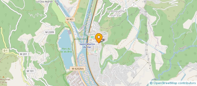 localisation de l'entreprise MADAME SAMANTHA PIAT  SAINT-MARTIN-DU-VAR