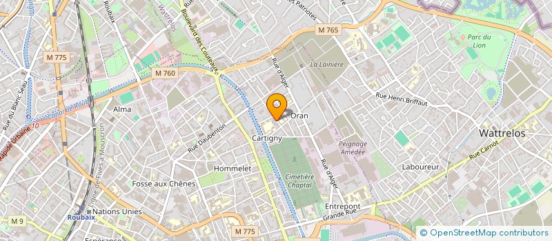 localisation de l'entreprise MADAME SAMANTHA PINAS à ROUBAIX