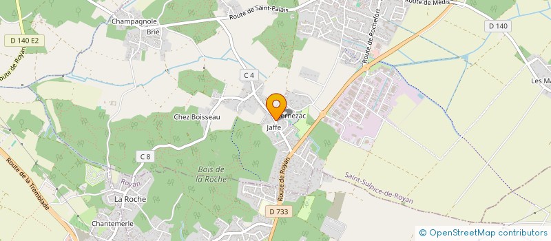 localisation de l'entreprise MADAME SAMANTHA PIVETEAU  SAINT-SULPICE-DE-ROYAN