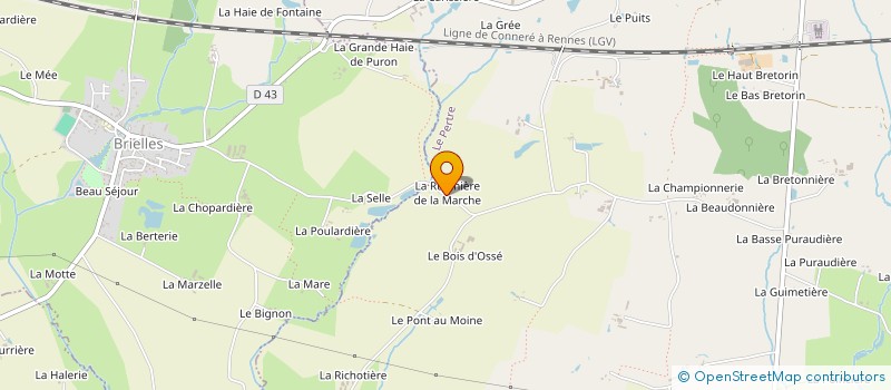 localisation de l'entreprise MADAME SAMANTHA POULARD  LEGUEVIN