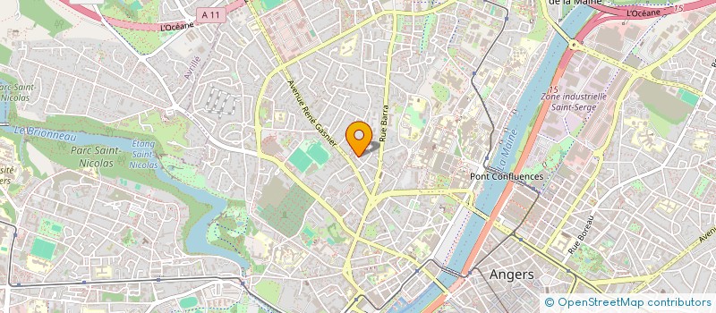 localisation de l'entreprise MADAME SAMANTHA PRIGENT à ANGERS