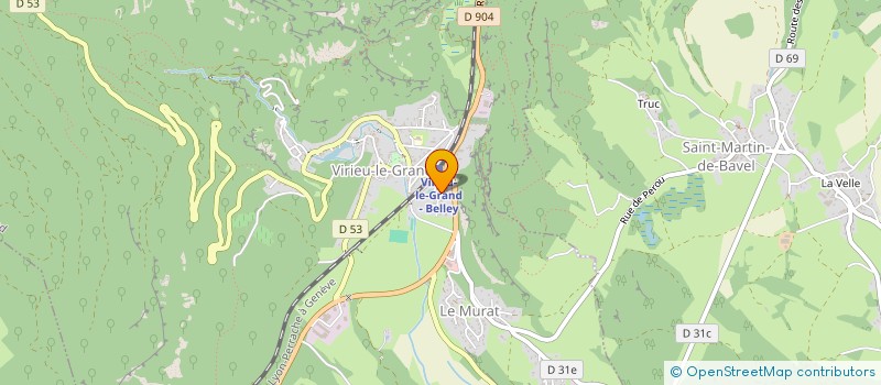 localisation de l'entreprise MADAME SAMANTHA QUINZIN  VIRIEU-LE-GRAND