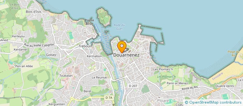 localisation de l'entreprise MADAME SAMANTHA REMY  DOUARNENEZ