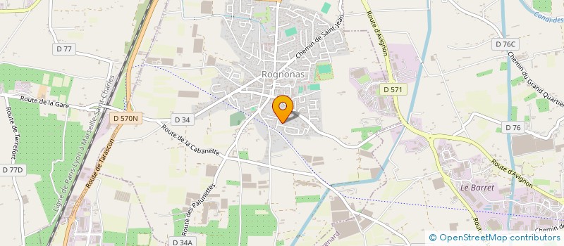 localisation de l'entreprise MADAME SAMANTHA RETY  ROGNONAS