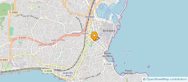 localisation de l'entreprise MADAME SAMANTHA RIBOURDOUILLE à ANTIBES