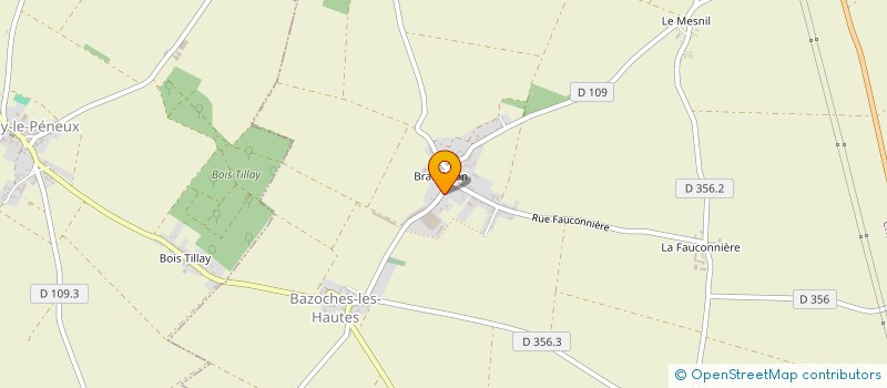 localisation de l'entreprise MADAME SAMANTHA RODRIGUES à TILLAY-LE-PENEUX
