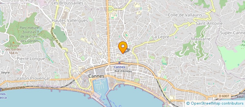 localisation de l'entreprise MADAME SAMANTHA ROQUELAURE à CANNES