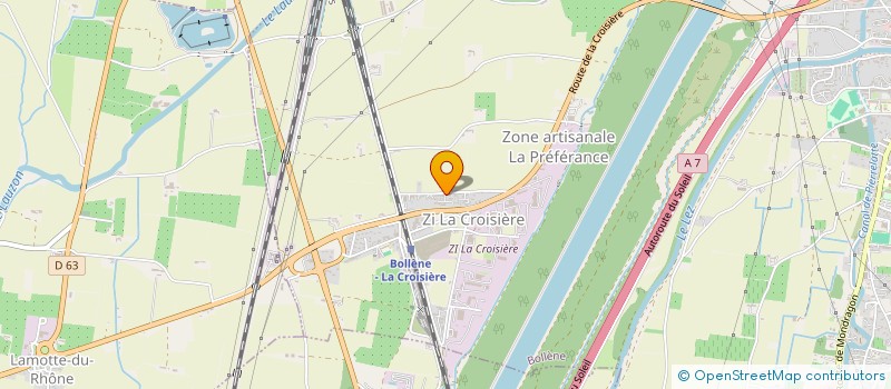 localisation de l'entreprise MADAME SAMANTHA ROVERCH  BOLLENE