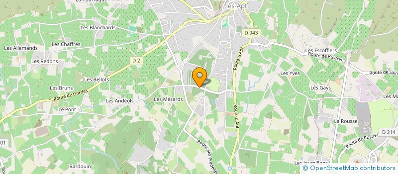 localisation de l'entreprise MADAME SAMANTHA SANCHEZ  SAINT-SATURNIN-LES-APT