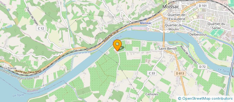 localisation de l'entreprise MADAME SAMANTHA SAUTTER  MOISSAC