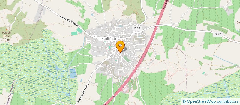 localisation de l'entreprise MADAME SAMANTHA SCHOKKAERT  LESPIGNAN