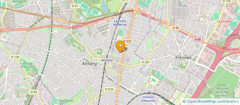 localisation de l'entreprise MADAME SAMANTHA SFEZ à ANTONY