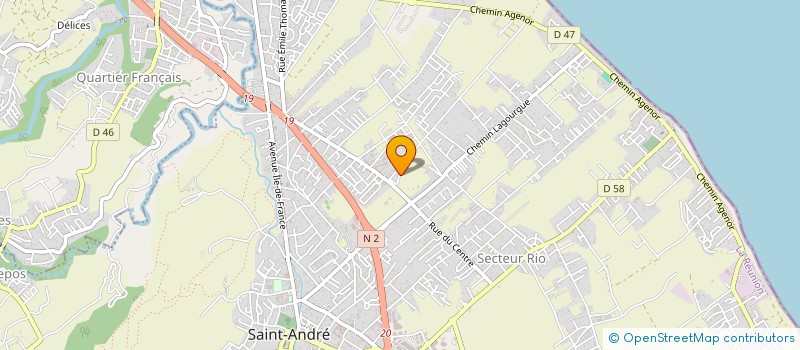 localisation de l'entreprise MADAME SAMANTHA TECHER à SAINT-ANDRE
