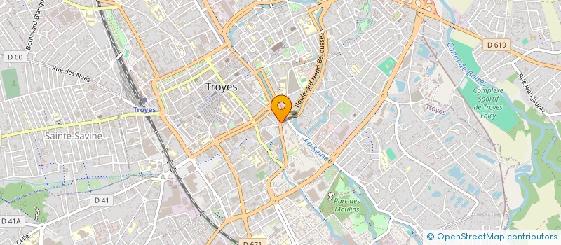 localisation de l'entreprise MADAME SAMANTHA TIOKOU JUEYA à TROYES