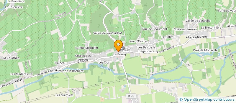 localisation de l'entreprise MADAME SAMANTHA TRAVAILLARD  VOUVRAY