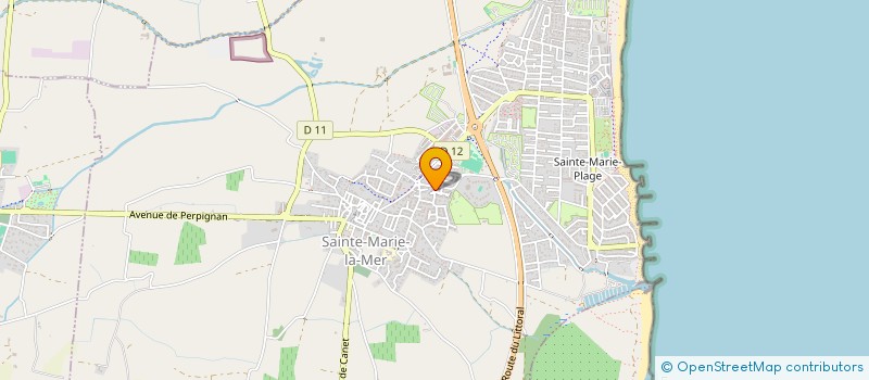 localisation de l'entreprise MADAME SAMANTHA TRIGUERO  SAINTE-MARIE-LA-MER