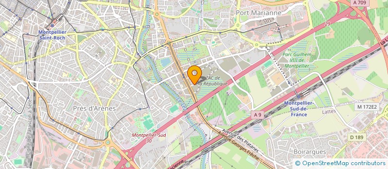 localisation de l'entreprise MADAME SAMANTHA TRONCHIN à MONTPELLIER