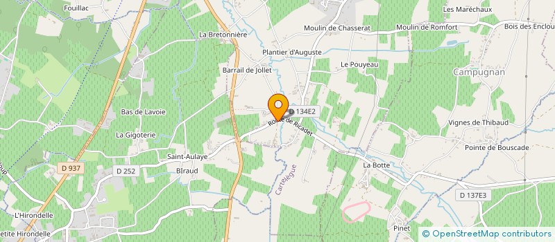 localisation de l'entreprise MADAME SAMANTHA VERNEY  CARTELEGUE