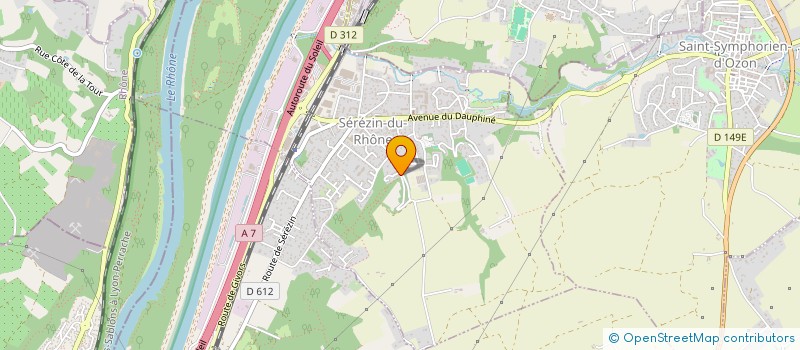 localisation de l'entreprise MADAME SAMANTHA ZARZYCKI  SEREZIN-DU-RHONE