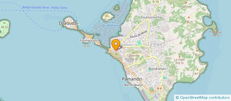 localisation de l'entreprise MADAME SAMAOUYA ATTOUMANI à DZAOUDZI
