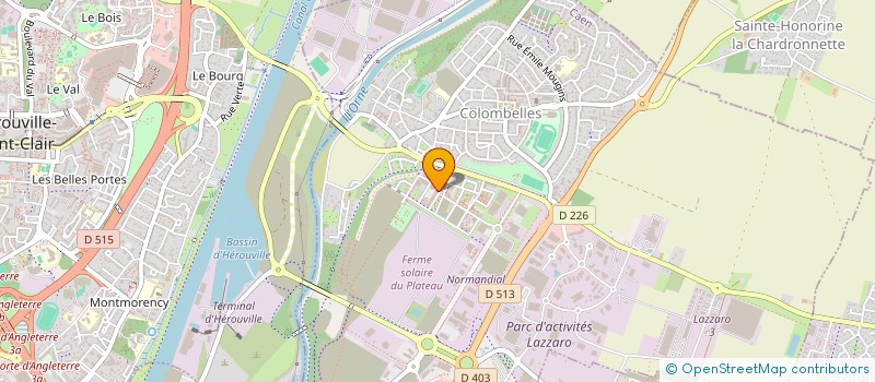 localisation de l'entreprise MADAME SAMAR DKHILI  COLOMBELLES