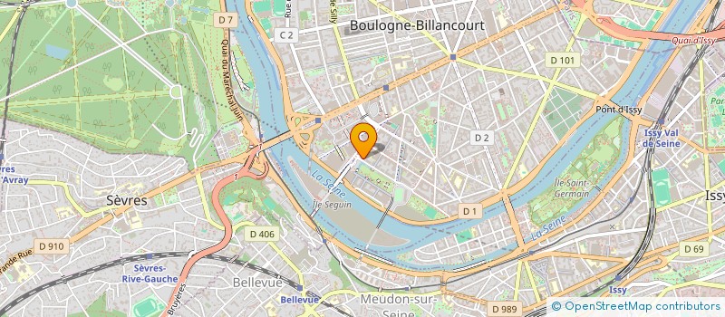 localisation de l'entreprise MADAME SAMARA STA à BOULOGNE-BILLANCOURT