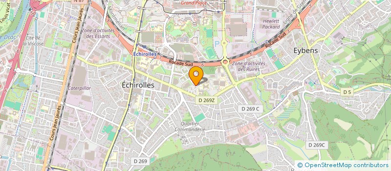 localisation de l'entreprise MADAME SAMBRA SEHANINE à ECHIROLLES