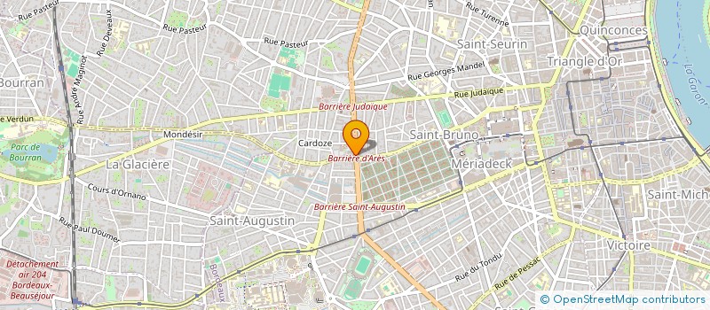 localisation de l'entreprise MADAME SAMEH BENLABIDI  BORDEAUX