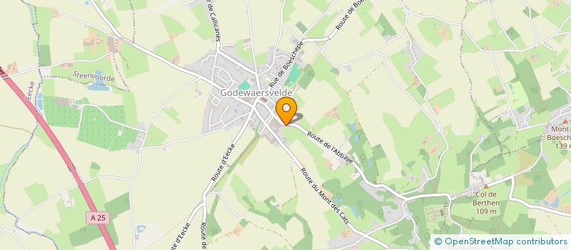 localisation de l'entreprise MADAME SAMEH SASSI  GODEWAERSVELDE