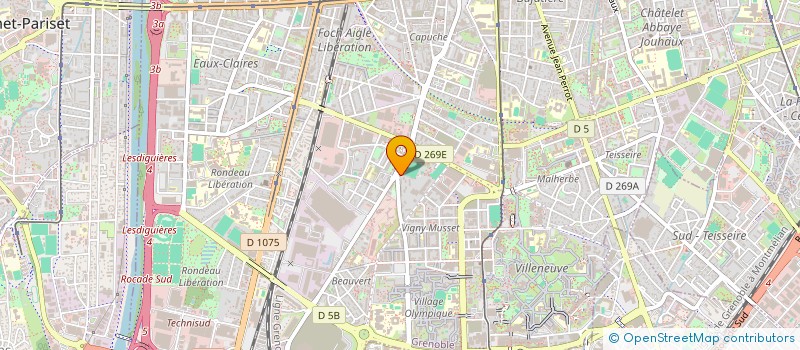 localisation de l'entreprise MADAME SAMEH TEJE à GRENOBLE