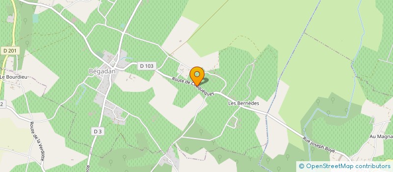 localisation de l'entreprise MADAME SAMERA BOUDRA  BEGADAN