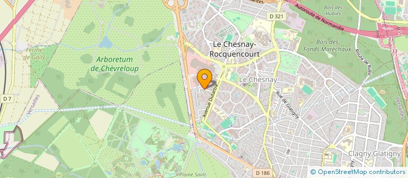 localisation de l'entreprise MADAME SAMERA BOUZOURENE  LE CHESNAY-ROCQUENCOURT