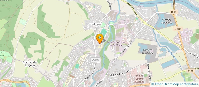 localisation de l'entreprise MADAME SAMIA ABOUYAALA  CHAVANOZ