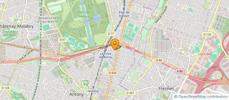 localisation de l'entreprise MADAME SAMIA AIDOUNI à ANTONY