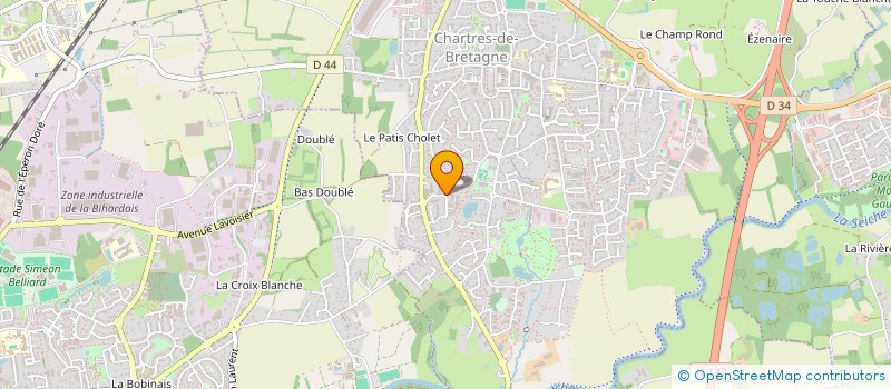 localisation de l'entreprise MADAME SAMIA AIT MOUSSA  CHARTRES-DE-BRETAGNE