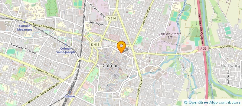 localisation de l'entreprise MADAME SAMIA AKLIT  COLMAR