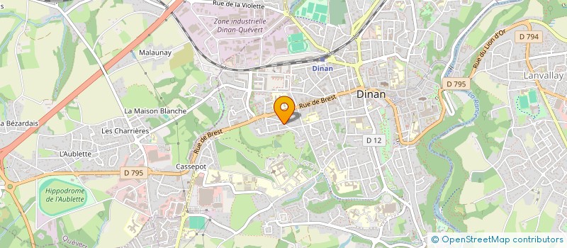 localisation de l'entreprise MADAME SAMIA ALLAM  DINAN