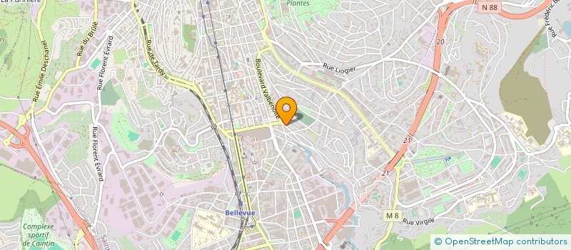 localisation de l'entreprise MADAME SAMIA ARABI  SAINT-ETIENNE