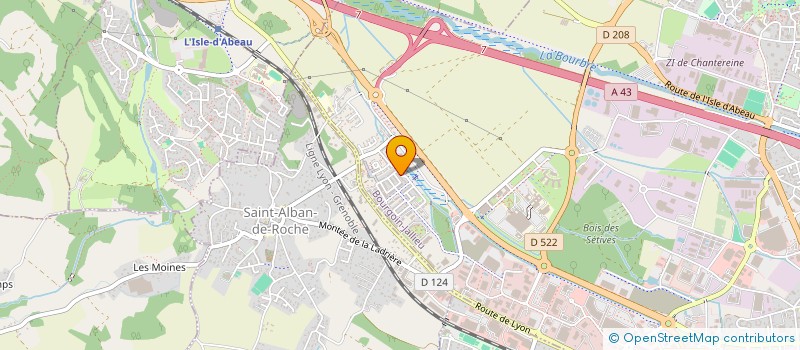 localisation de l'entreprise MADAME SAMIA BAGHAT à BOURGOIN-JALLIEU