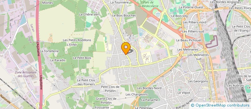 localisation de l'entreprise MADAME SAMIA BARI à SARAN